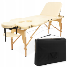 Массажный стол 4FIZJO Massage Table+ Wood W60 Beige